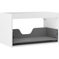 MEXEN - Box-A skrinka pre umývadlo 80, 1 šuplík, biela mat (91AX0-0800-470-1-01)