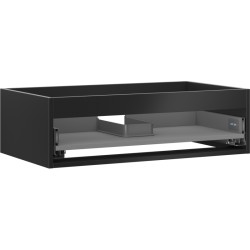 MEXEN - Box-A skrinka pre umývadlo 80, 1 šuplík, čierna mat (91AX0-0800-235-1-71)