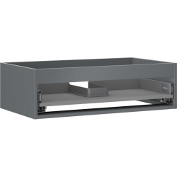 MEXEN - Box-A skrinka pre umývadlo 80, 1 šuplík, grafit mat (91AX0-0800-235-1-66)