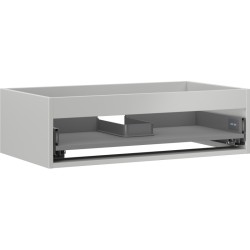 MEXEN - Box-A skrinka pre umývadlo 80, 1 šuplík, sivý mat (91AX0-0800-235-1-62)