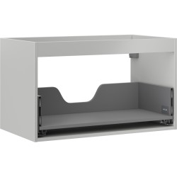 MEXEN - Box-A skrinka pre umývadlo 80, 1 šuplík, sivý mat (91AX0-0800-470-1-62)