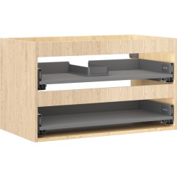 MEXEN - Box-A skrinka pre umývadlo 80, 2 zásuvky, dub (91AX0-0800-470-2-81)