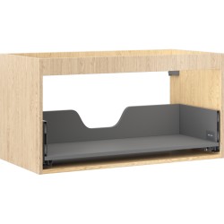 MEXEN - Box-A skrinka pre umývadlo 90, 1 šuplík, dub (91AX0-0900-470-1-81)