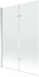 MEXEN - Castor vaňová zástena 2-krídlo 120x150, transparent, chróm (892-120-002-01-00)