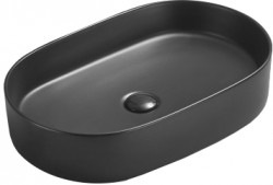 MEXEN - Celia umývadlo na dosku 60x38, čierna mat (22206085)