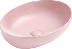 MEXEN - Cornelia umývadlo na dosku 50x36, ružová mat (21885044)