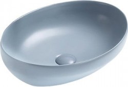 MEXEN - Cornelia umývadlo na dosku 50x36, šedomodrá mat (21885069)