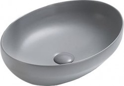 MEXEN - Cornelia umývadlo na dosku 50x36, sivá mat (21885061)