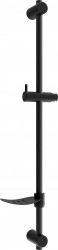 MEXEN - DF Posuvný držiak sprchy s mydlovničkou, 80 cm, čierna (79382-70)