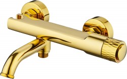 MEXEN - Diamond vaňová batéria, zlato (71530-50)