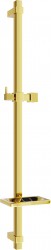 MEXEN - DQ Posuvný držiak sprchy s mydlovničkou, 80 cm, zlatá (79381-50)
