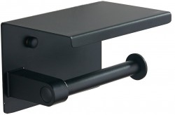 MEXEN - Držiak na papier s policou čierna (701197-70)