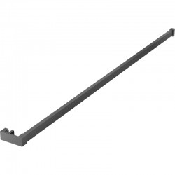 MEXEN - Držiak na uteráky pre sprchovú zástenu, gun gray kartáčovaná (800-06-66)