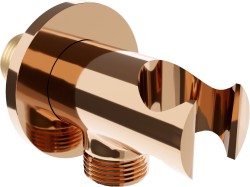 MEXEN - Držiak sprchy Kai, pevný, s vyústením, ružové zlato (79301-60)