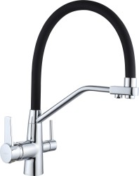 MEXEN - Duo kuchyňská baterie chrom/ černá (671701-07)