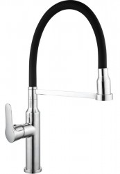 MEXEN - Edna Drezová batéria, chróm / čierna (672900-00)