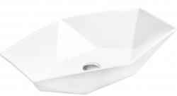 MEXEN - Elena umývadlo na dosku 63x41cm biela (21476300)