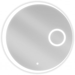 MEXEN - Ella zrkadlo s osvetlením s kozmetickým zrkadlom, 70, LED 600 (9811-070-070-611-00)