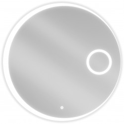 MEXEN - Ella zrkadlo s osvetlením s kozmetickým zrkadlom, 80, LED 600 (9811-080-080-611-00)