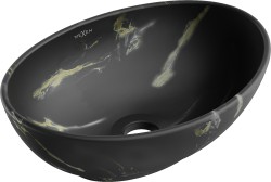 MEXEN - Elza umývadlo na dosku 40 x 33, čierny kameň (21014084)