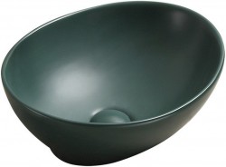 MEXEN - ELZA umývadlo na dosku 40x33 cm tmavo zelené mat (21014047)