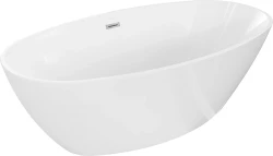 MEXEN - ERIS vaňa voľne stojaca 180x95, biela, bez krytky prepadu a zátky (53441809500-SS)