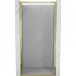 MEXEN - Exo sprchové dvere krídlové 100, transparent, zlatá (817-100-000-50-00)