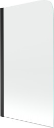 MEXEN - Felix vaňová zástena 1-krídlo 70x140, transparent, čierna (890-070-001-70-00)