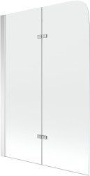 MEXEN - Felix vaňová zástena 2-krídlo 80x140, transparent, chróm (890-080-002-01-00)