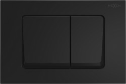 MEXEN - Fenix 10 XS splachovacie tlačidlo, čierny mat (601003)