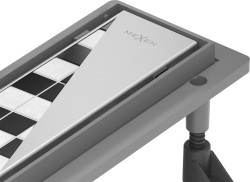 MEXEN - Flat ABS odtokový žľab 2v1 80, ino (1069080)
