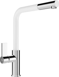 MEXEN - Flora drezová batéria, chróm / biela (670401-02)