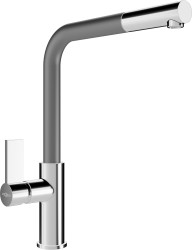 MEXEN - Flora drezová batéria chróm / šedá (670401-06)