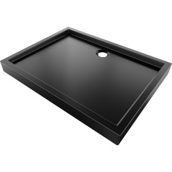 MEXEN - Flow+ sprchová vanička obdĺžniková 90 x 100, čierna mat (46R709010H)