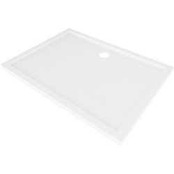 MEXEN - Flow sprchová vanička obdĺžniková slim 80 x 95, biela lesk (46R108095)