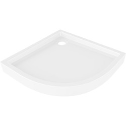 MEXEN - Flow+ Sprchová vanička štvrťkruh 100 x 100, biela lesk (46Q101010H)