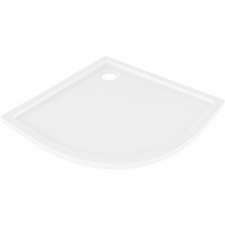 MEXEN - Flow Sprchová vanička štvrťkruh slim 90 x 90, biela lesk (46Q109090)
