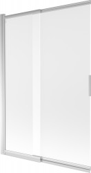 MEXEN - Fox 2-krídla posuvná vaňová zástena 120 x 150, dekor, chróm (891-120-002-01-30)