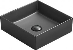 MEXEN - Goya umývadlo na dosku 35x35, čierna mat (22183585)