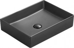 MEXEN - Goya umývadlo na dosku 51x37, čierna mat (22185085)