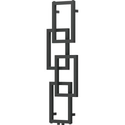 MEXEN - Grid vykurovací rebrík/radiátor dekoratívny 1115 x 360 mm, 279 W, antracit (W215-1115-360-00-66)