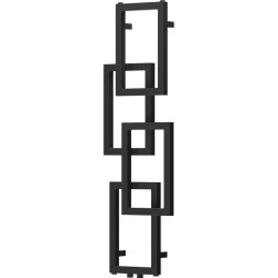 MEXEN - Grid vykurovací rebrík/radiátor dekoratívny 1115 x 360 mm, 279 W, čierna (W215-1115-360-00-70)