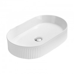 MEXEN - Grovo umývadlo na dosku reliéf 49 x 31, biela (22304900)