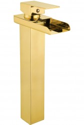 MEXEN - Hydra umývadlová batéria vysoká, zlatá (744910-50)