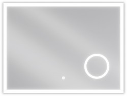MEXEN - Kala zrkadlo s osvetlením 80 x 60 cm, LED 6000K, (9820-080-060-611-00)