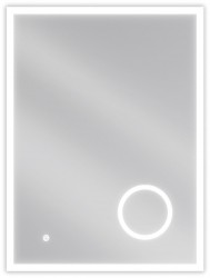 MEXEN - Kala zrkadlo s osvetlením s kozmetickým zrkadlom 60 x 80 cm, LED 600 (9820-060-080-611-00)