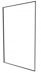 MEXEN - KIOTO rám skla čierna (800-04-70)