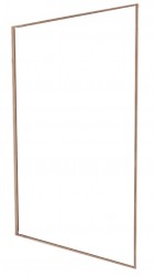 MEXEN - KIOTO rám skla kartáčovaná meď 10mm (800-04-65-X)