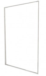 MEXEN - KIOTO rám skla kartáčovaný nikel 10mm (800-04-97-X)