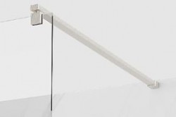 MEXEN - KIOTO sprchová rozpera do WALK-IN steny 8mm kartáčovaný nikel (800-01-97)